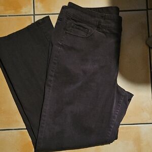 Sold Another Site Lee Women's Dark Gray Straight Leg Jeans
